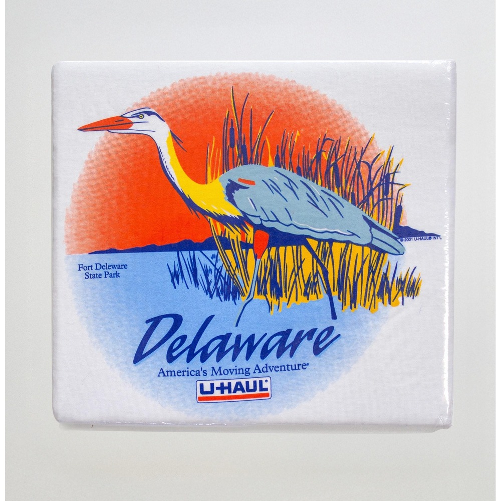 U-Haul Vintage T-Shirt – Delaware – Size L – Fort Delaware State Park 2001